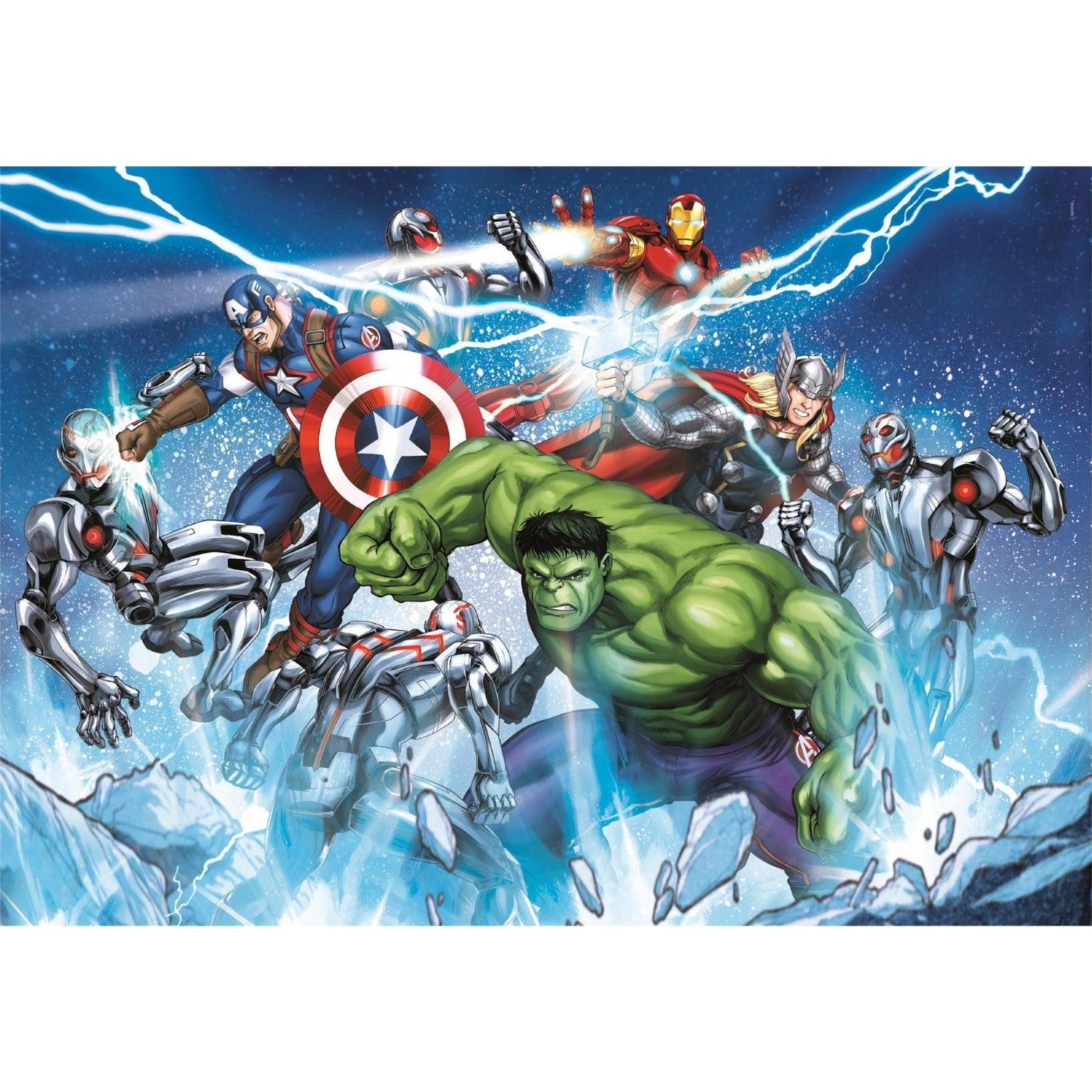 Apresentamos Puzzle Marvel Avengers 104 peças com o SKU 552574424 recomendado para + 6 anos