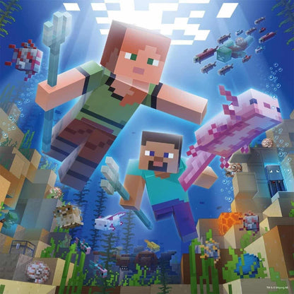 Presentamos Puzle Minecraft 3 x 49 pzs con el SKU 775621723 recomendado para + 5 años