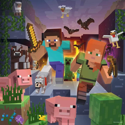 Presentamos Puzle Minecraft 3 x 49 pzs con el SKU 775621723 recomendado para + 5 años