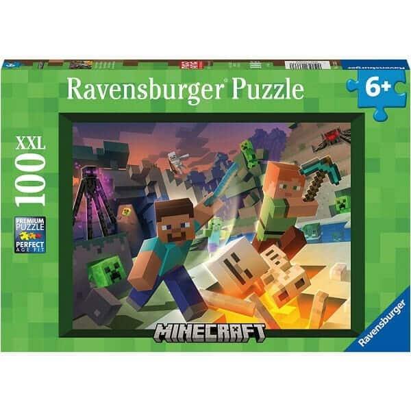 Apresentamos Puzzle Minecraft XXL 100 pçs com o SKU 231333322 recomendado para + 6 anos