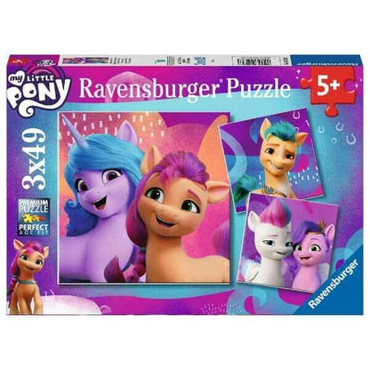 Presentamos Puzzle My Little Pony 3 x 49 piezas con el SKU 860523621 recomendado para + 5 años