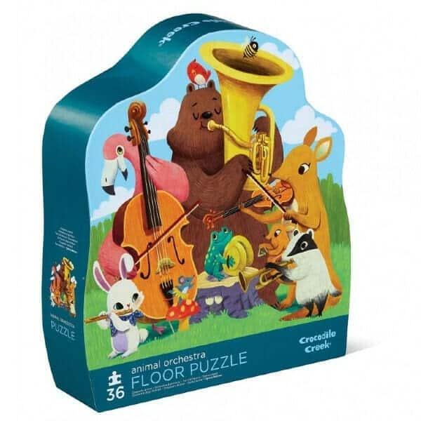 Apresentamos Puzzle Orquestra Animal 36 pçs com o SKU 914077922 recomendado para + 3 anos