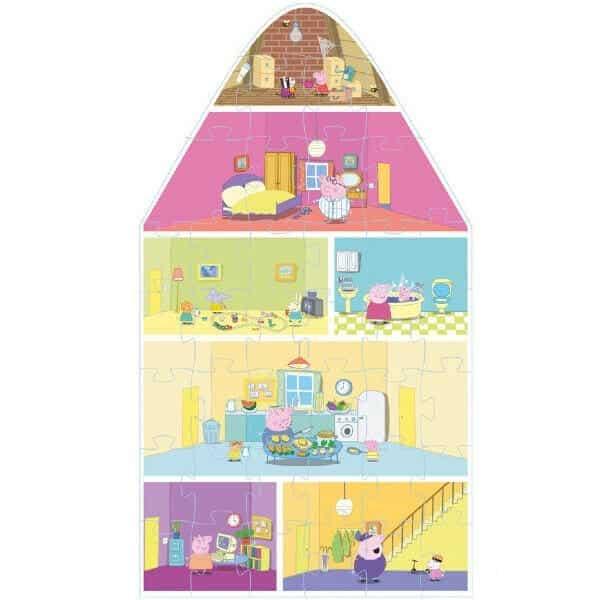 Apresentamos Puzzle Peppa Pig Casa com o SKU 50895223 recomendado para + 3 anos