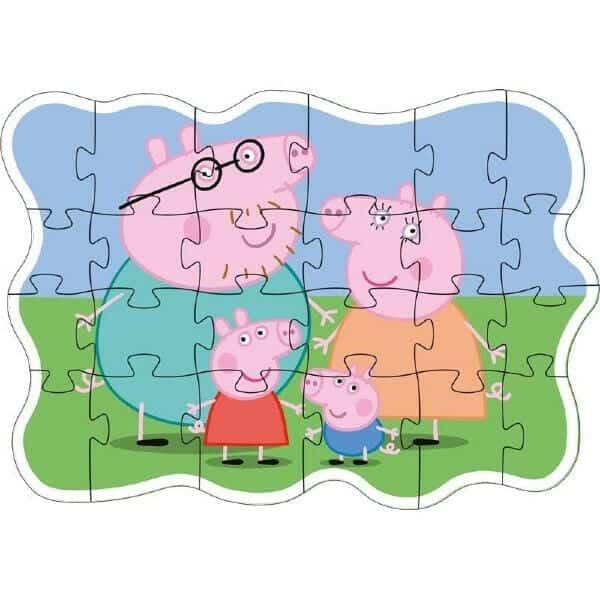 Apresentamos Puzzle Peppa Pig - Família com o SKU 50895123 recomendado para + 3 anos