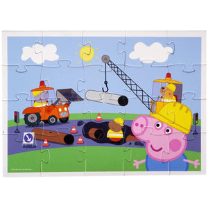 Puzzle Peppa Pig - George Construtor - Brincatoys