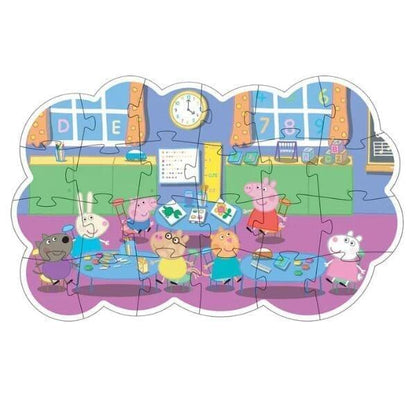Presentamos Puzzle Peppa Pig - Peppa en la Escuela con el SKU 50895023 recomendado para + 12 meses