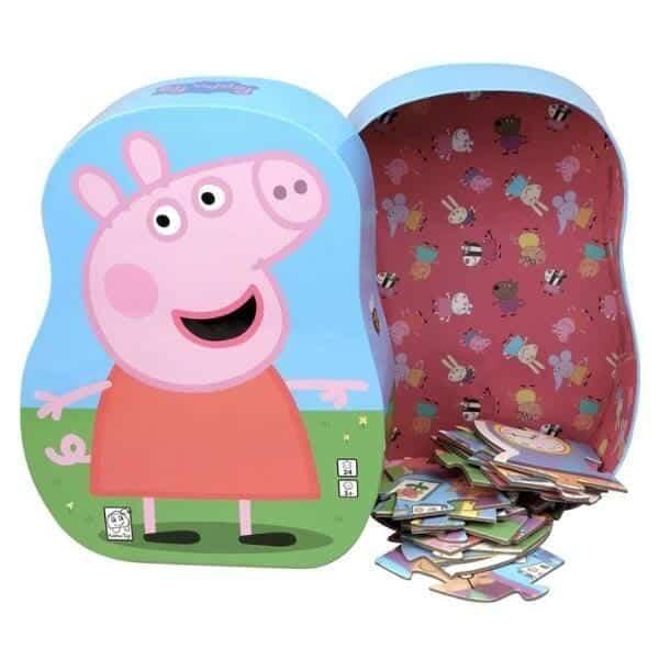 Apresentamos Puzzle Peppa Pig - Peppa na Escola com o SKU 50895023 recomendado para + 12 meses