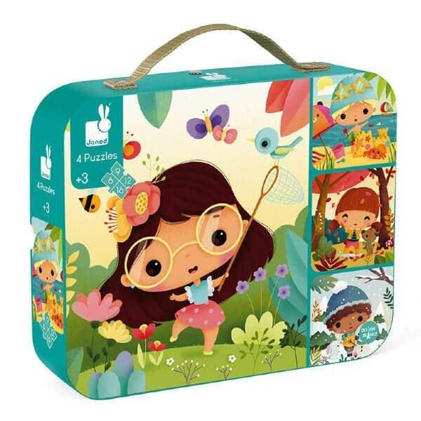 Apresentamos Puzzle Progressivo Quatro Estações com o SKU 220265821 recomendado para + 3 anos