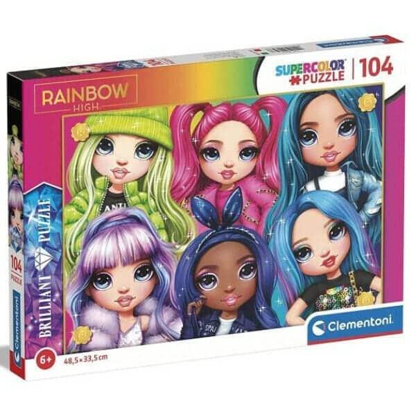 Puzzle Rainbow High 104 pçs - Brincatoys