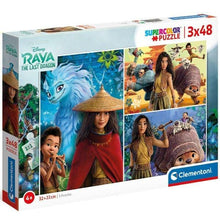 Apresentamos Puzzle Raya e o Último Dragão 3 x 48 com o SKU 775259621 recomendado para + 4 anos