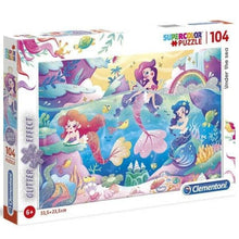 Apresentamos Puzzle Sereias 104 pçs com o SKU 770149521 recomendado para + 6 anos
