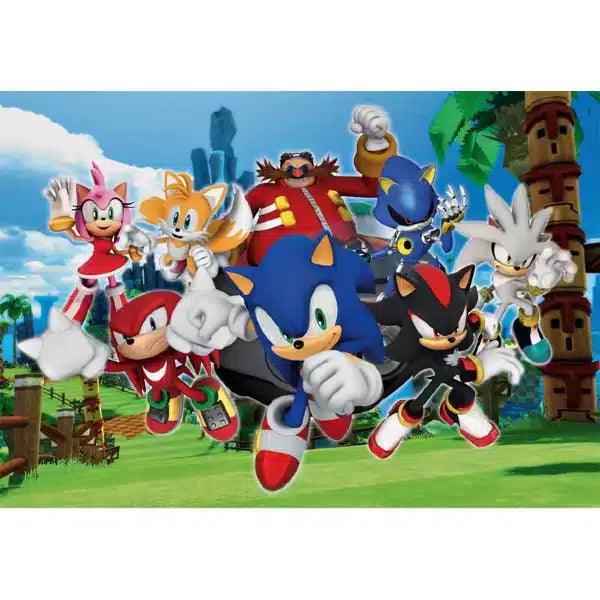 Puzzle Sonic 104 peças - Brincatoys