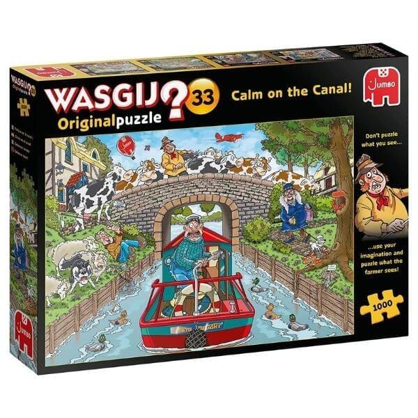 Apresentamos Puzzle Wasgij? 1000 pçs - Calm on the Canal! com o SKU 81917323 recomendado para + 12 anos