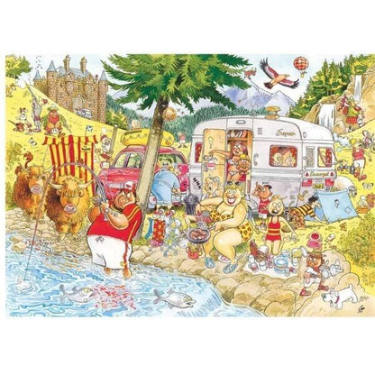 Presentamos Puzzle Wasgij? 1000 pzs - Camping Commotion! con el SKU 82501623 recomendado para + 12 años