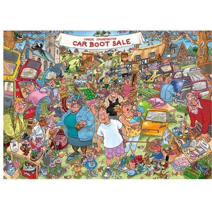 Presentamos Puzzle Wasgij? 1000 pzs - Car Boot Capers! con el SKU 81918423 recomendado para + 12 años