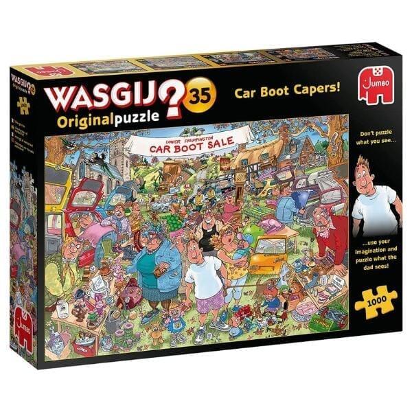 Apresentamos Puzzle Wasgij? 1000 pçs - Car Boot Capers! com o SKU 81918423 recomendado para + 12 anos
