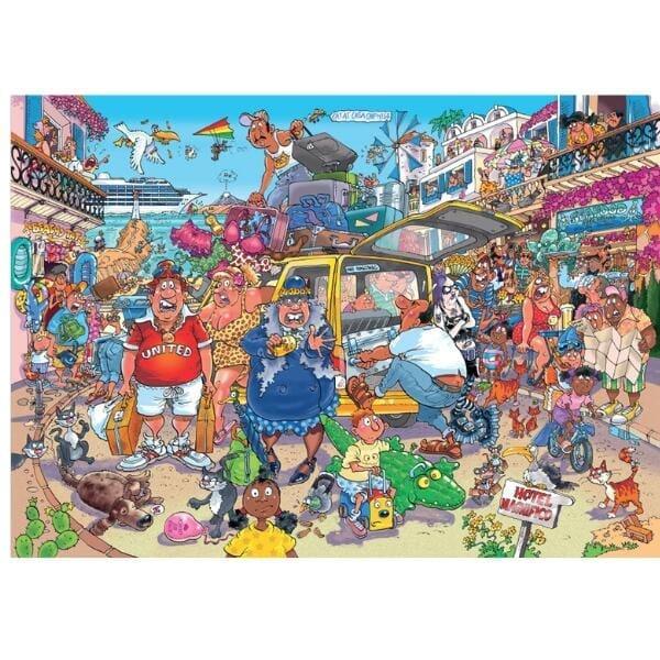 Apresentamos Puzzle Wasgij? 1000 pçs - Holiday Fiasco! com o SKU 82500423 recomendado para + 12 anos