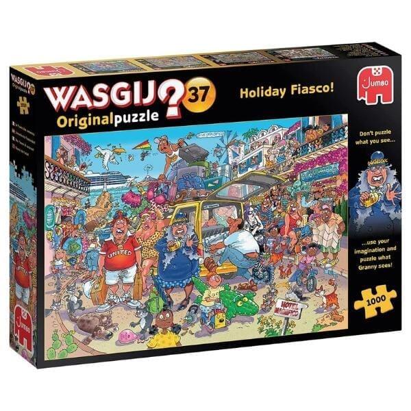 Apresentamos Puzzle Wasgij? 1000 pçs - Holiday Fiasco! com o SKU 82500423 recomendado para + 12 anos