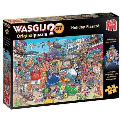 Presentamos Puzzle Wasgij? 1000 pzs - Holiday Fiasco! con el SKU 82500423 recomendado para + 12 años