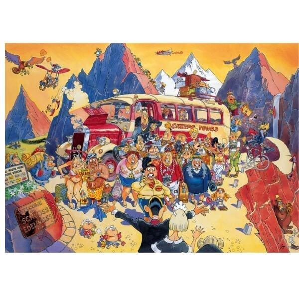 Apresentamos Puzzle Wasgij? 1000 pçs - Late Booking! com o SKU 82500723 recomendado para + 12 anos