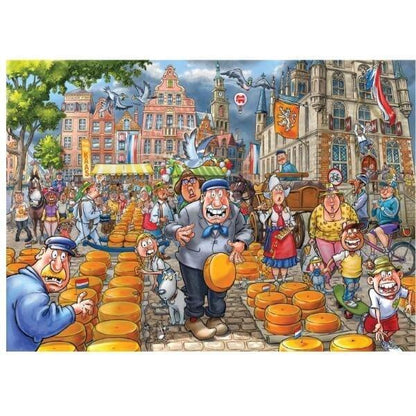 Presentamos Puzzle Wasgij? 1000 pzs - Market Meltdown con el SKU 82501023 recomendado para + 12 años