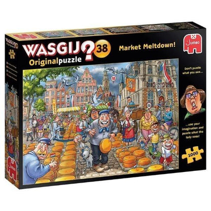 Presentamos Puzzle Wasgij? 1000 pzs - Market Meltdown con el SKU 82501023 recomendado para + 12 años