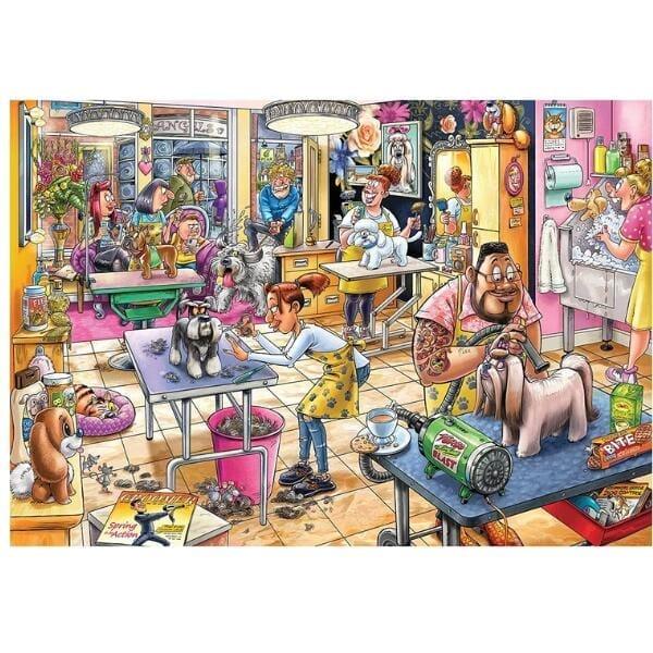 Puzzle Wasgij? 1000 pçs - Pooch Parlour - Brincatoys