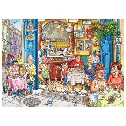 Presentamos Puzzles Wasgij? 1000 pzs - Grabbing a Quick Bite! con el SKU 81917923 recomendado para + 12 años