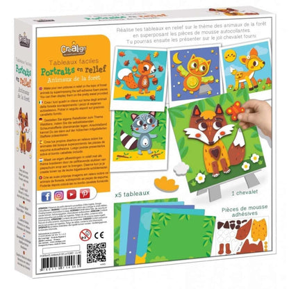 Presentamos Retratos 3D de animales del bosque con el SKU 711406523 recomendado para + 3 años