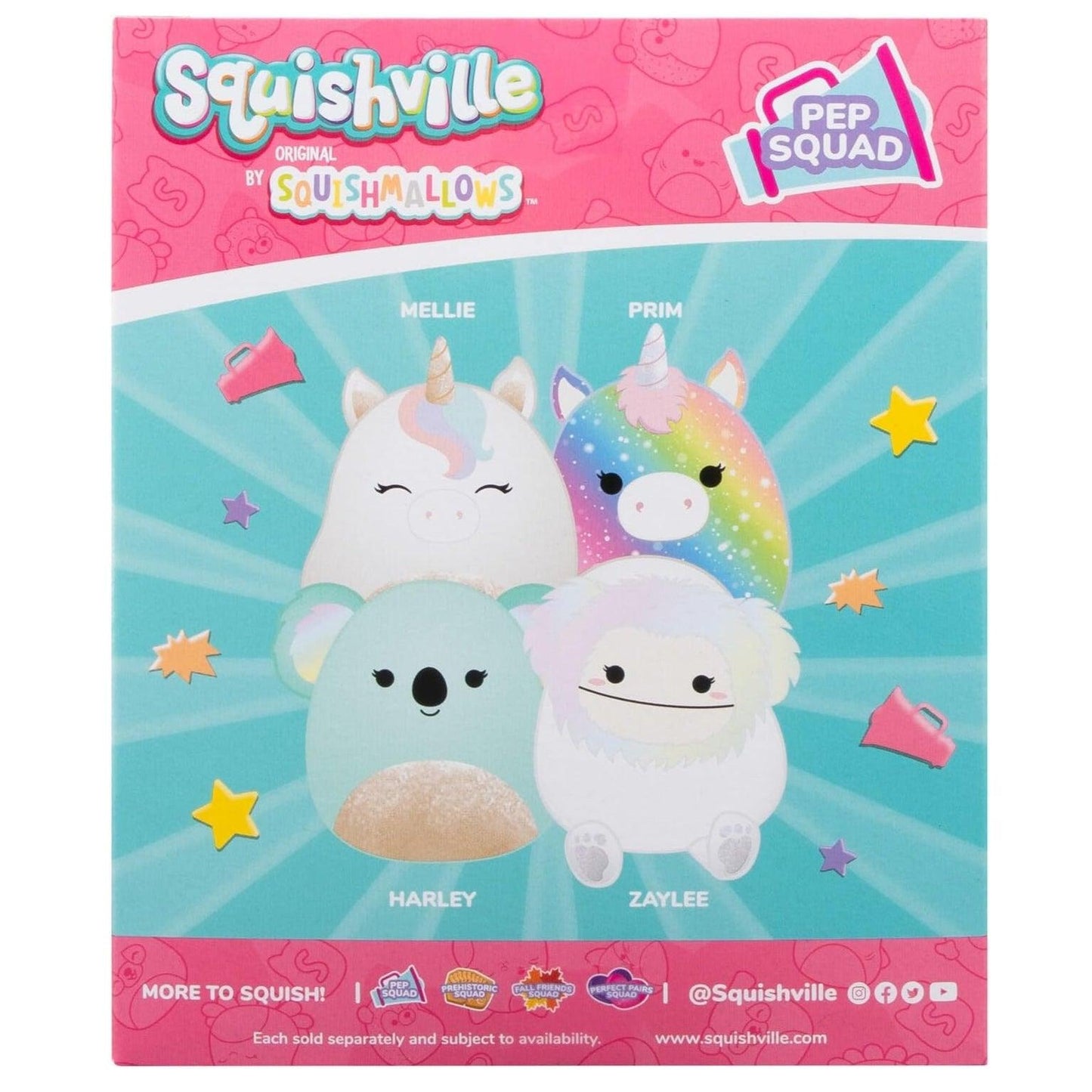 Apresentamos Squishville Mini Squishmallows - Cheer Squad com o SKU 23046824 recomendado para + 3 anos