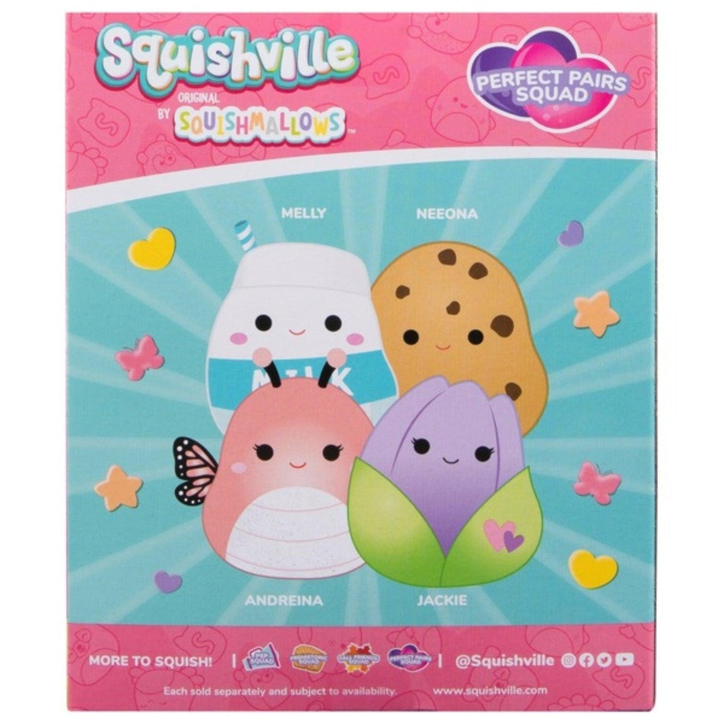 Apresentamos Squishville Mini Squishmallows – Dream Couple Squad com o SKU 23047124 recomendado para + 3 anos