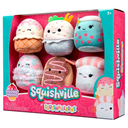 Presentamos Squishville Mini Squishmallows Escuadrón Gastronómico con el SKU 23047424 recomendado para + 3 años