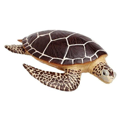 Figura de borracha Tartaruga Marinha de carapaça castanha