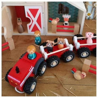 Presentamos Tractor de granja con remolque con SKU 721108623 recomendado para + 3 años