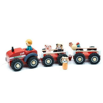 Presentamos Tractor de granja con remolque con SKU 721108623 recomendado para + 3 años