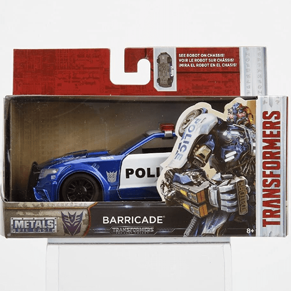 Apresentamos Veículo Transformers Barricade com o SKU 239839417 recomendado para + 3 anos