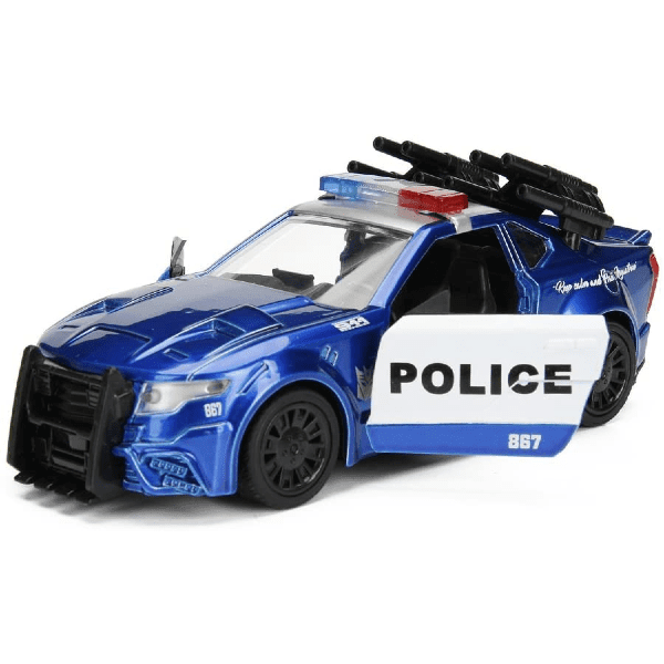 Apresentamos Veículo Transformers Barricade com o SKU 239839417 recomendado para + 3 anos