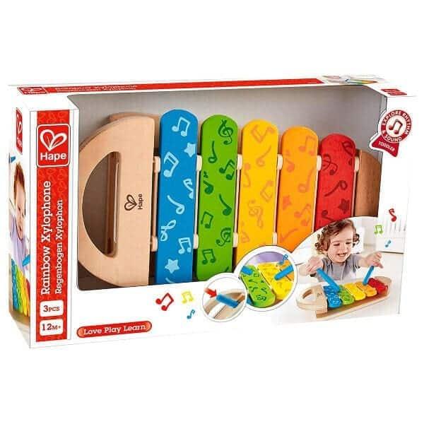 Apresentamos Xilofone Arco-íris com o SKU 82060623 recomendado para + 12 meses